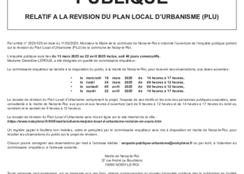 Photo de Enquête Publique - Révision du PLU 